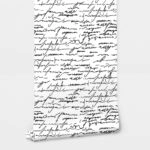 Αυτοκόλλητη Ταπετσαρία τοίχου VINTAGE HANDWRITTEN SCRIPT
