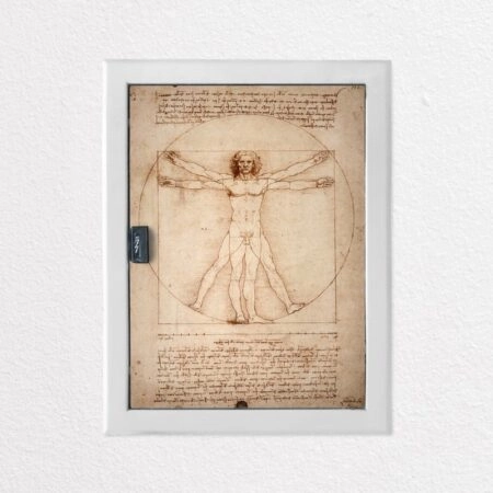 Αυτοκόλλητο ηλεκτρολογικο VITRUVIAN MAN - Αυτοκολλητα για ηλεκτρολογικούς πίνακες