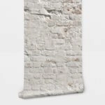 Αυτοκόλλητη Ταπετσαρία τοίχου WHITE BRICK WALL