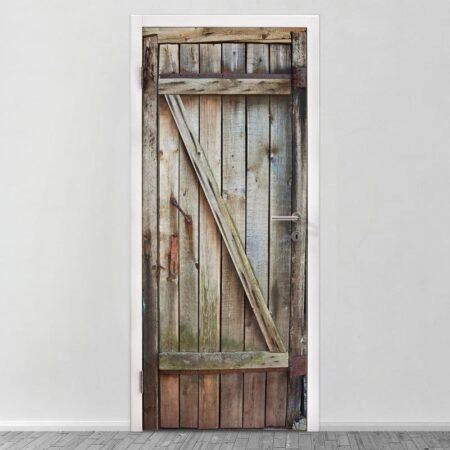 Αυτοκολλητο Πορτας OLD WOODEN DOOR - Αλλα