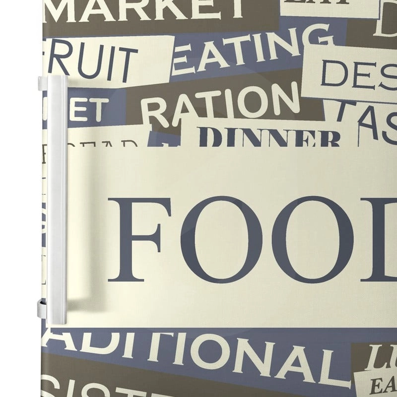 Αυτοκόλλητο ψυγείου FOOD COLLAGE