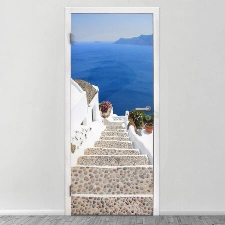 Αυτοκολλητο Πορτας SANTORINI - Τοπία και Φύση