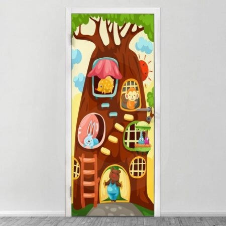 Αυτοκολλητο Πορτας TREE HOUSE - Παιδικά
