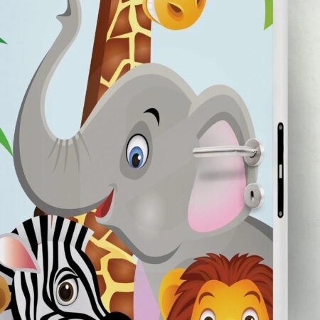 Αυτοκολλητο Πορτας ZOO - Παιδικά Sticky 1