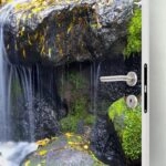 Αυτοκολλητο Πορτας WATERFALL