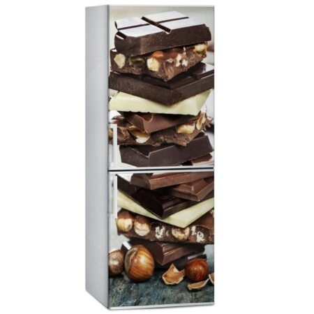 Αυτοκόλλητο ψυγείου WHITE-DARK CHOCOLATE - Food and Drink