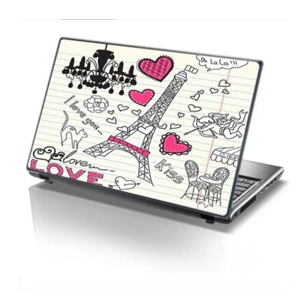 Αυτοκόλλητο Laptop  PARIS LOVE - Laptops