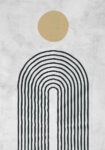 Πόστερ ABSTRACT CIRCLE AND LINES