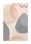 Πόστερ ABSTRACT MODERN PINK