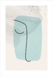 Πόστερ ABSTRACT PASTEL FACE
