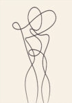 Πόστερ ABSTRACT WOMAN FIGURE