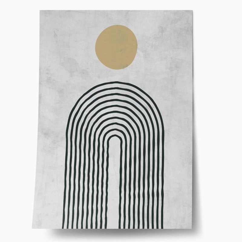 Πόστερ ABSTRACT CIRCLE AND LINES