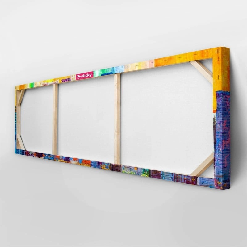 Πίνακας Πανοραμικός ABSTRACT PAINTING OF URBAN SKYSCRAPERS