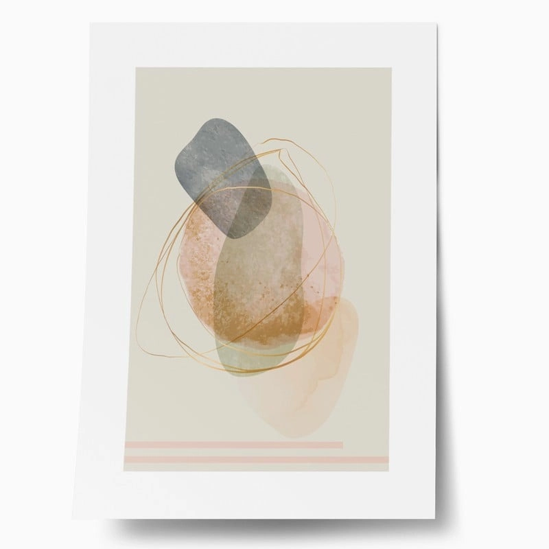 Πόστερ ABSTRACT WATERCOLOR LINE ART