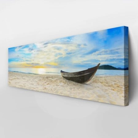 Πίνακας Πανοραμικός BEACH BOAT - Βαρκες και Καραβια Sticky 9