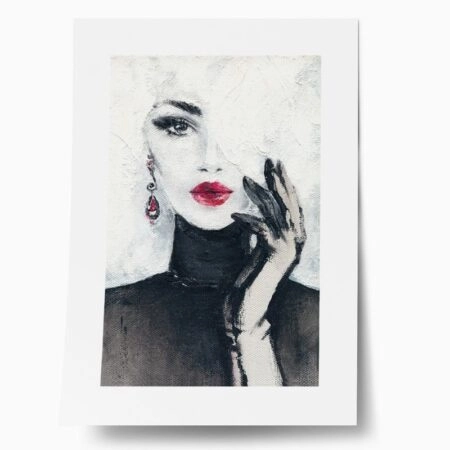 Πόστερ BEAUTIFUL WOMAN WATERCOLOR - Πορτραιτα - Φιγουρες Sticky 1