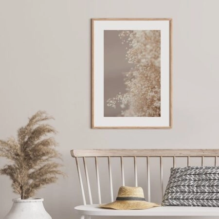 Πόστερ BLURRED WHITE FLOWERS - Botanical - Λουλούδια Sticky 5