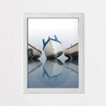 Aυτοκόλλητο ηλεκτρολογικού πίνακα BOATS ON CALM WATER