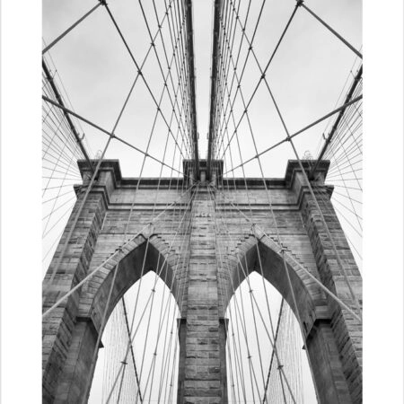 Πόστερ BROOKLYN BRIDGE BW - Abstract - Αφηρημένα Sticky 2