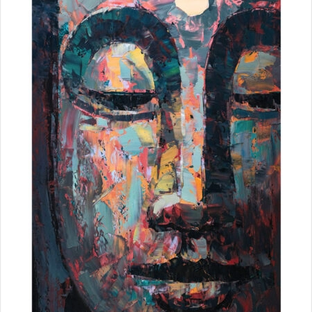 Πόστερ BUDDHA OIL PAINTING - Πορτραιτα - Φιγουρες Sticky 2