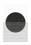 Πόστερ CIRCLE WITH LINES