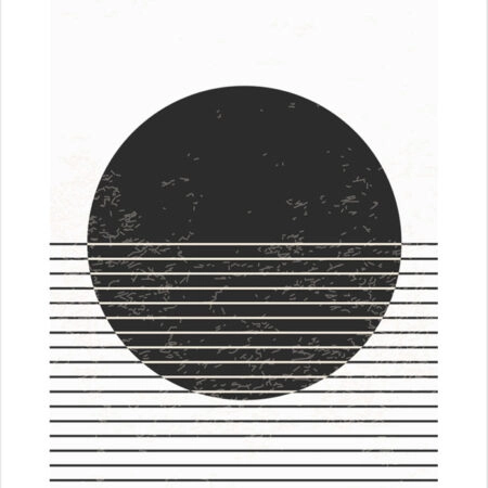 Πόστερ CIRCLE WITH LINES - Abstract - Αφηρημένα Sticky 2
