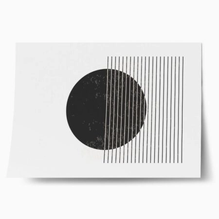 Πόστερ CIRCLE WITH LINES - Abstract - Αφηρημένα Sticky 1