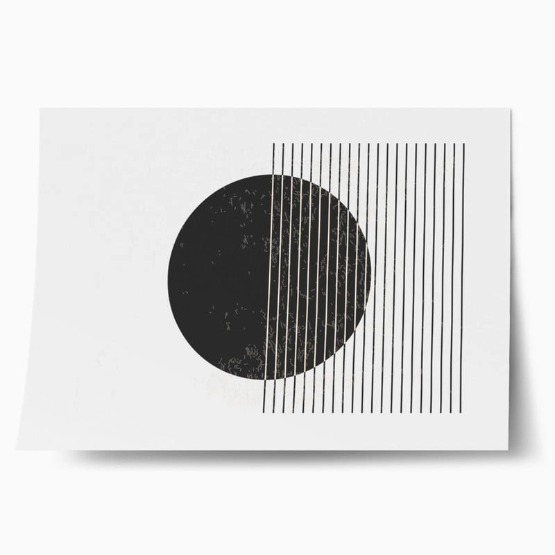 Πόστερ CIRCLE WITH LINES