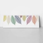 Πίνακας σε καμβά Πανοραμικός COLORFUL LEAVES