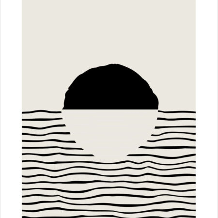 Πόστερ CREATIVE MINIMALIST ART CIRCLE - Abstract - Αφηρημένα Sticky 2