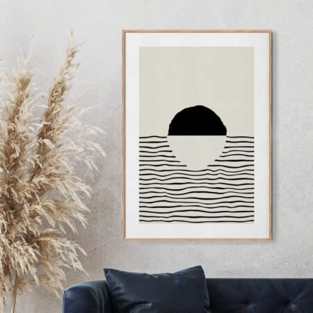 Πόστερ CREATIVE MINIMALIST ART CIRCLE - Abstract - Αφηρημένα