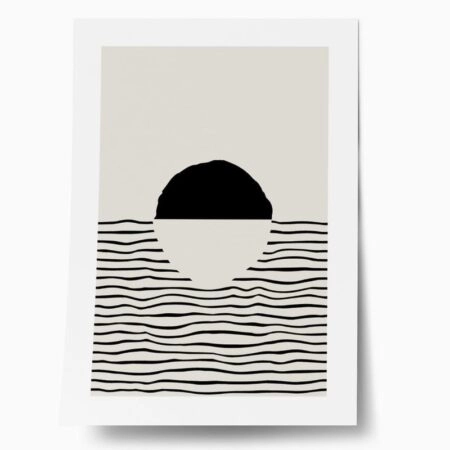 Πόστερ CREATIVE MINIMALIST ART CIRCLE - Abstract - Αφηρημένα Sticky 1