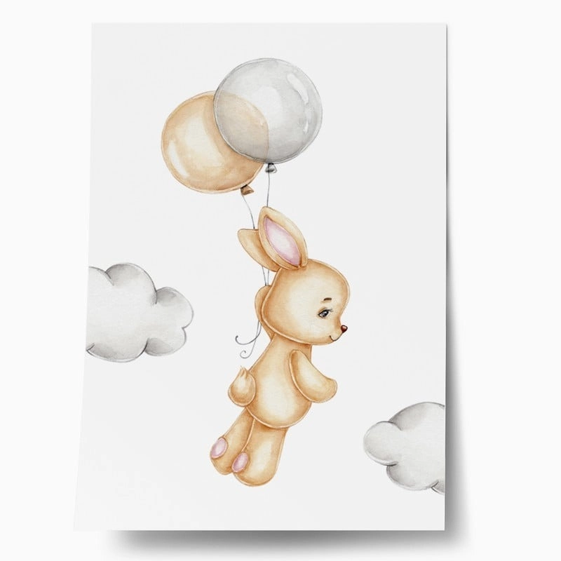 Πόστερ FLYING BALOON BUNNY