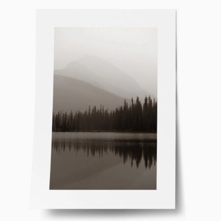 Πόστερ FOGGY MOUNTAIN LAKE - Τοπια - Φυση Sticky 1