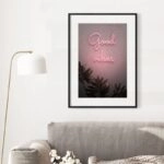Πόστερ GOOD VIBES NEON