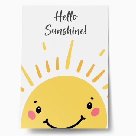 Πόστερ HELLO SUNSHINE - Παιδικά Sticky 1