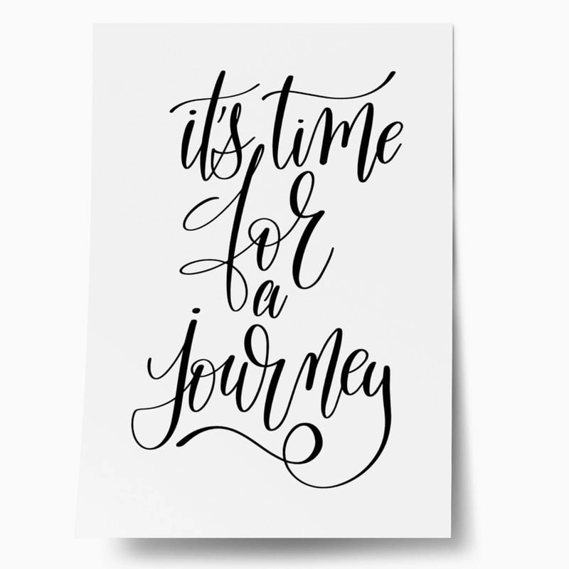 Πόστερ ITS TIME FOR A JOURNEY
