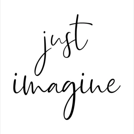 Πόστερ JUST IMAGINE - Φρασεις - Κείμενο Sticky 2
