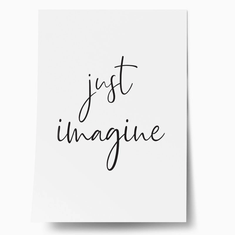 Πόστερ JUST IMAGINE