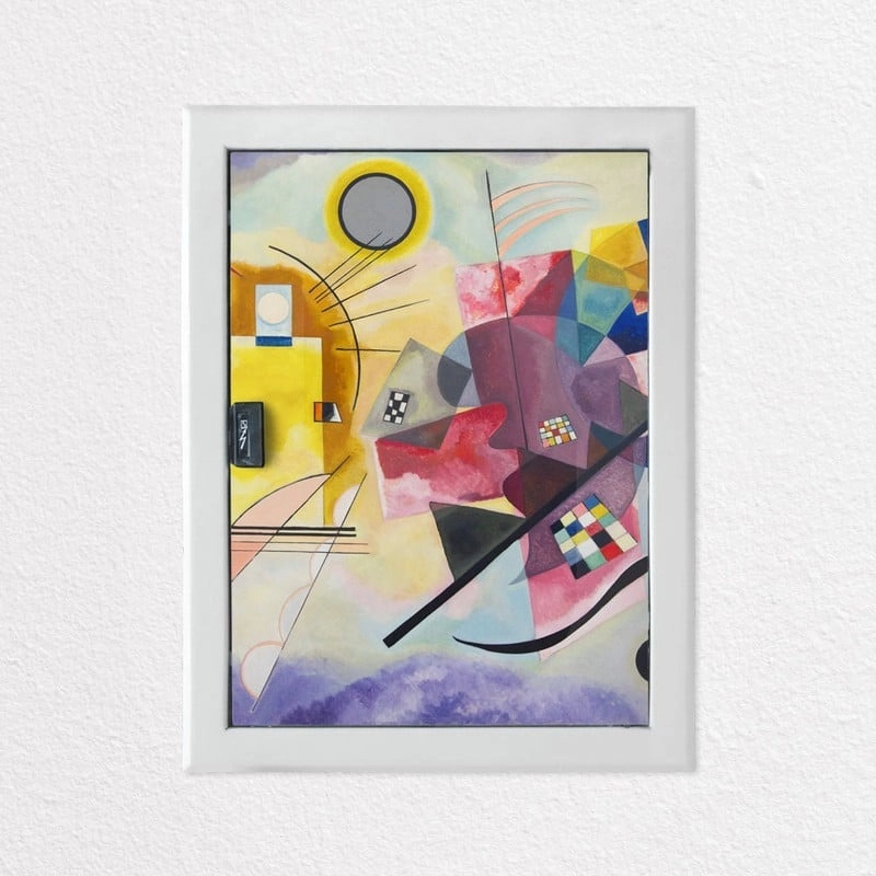 Aυτοκόλλητο ηλεκτρολογικού πίνακα KANDINSKY - JAUNE ROUGE BLEU