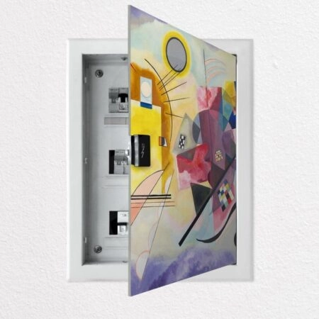Aυτοκόλλητο ηλεκτρολογικού πίνακα KANDINSKY - JAUNE ROUGE BLEU - Αυτοκολλητα για ηλεκτρολογικούς πίνακες Sticky 1