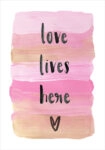 Πόστερ LOVE LIVES HERE