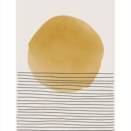 Πόστερ MINIMAL ABSTRACT SUN - Abstract - Αφηρημένα Sticky 3