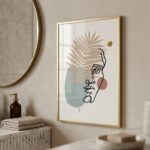 Πόστερ MINIMAL FLORAL FACE