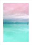 Πόστερ MINIMAL PINK AND CYAN
