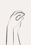 Πόστερ MINIMALIST HANDS LINE ART