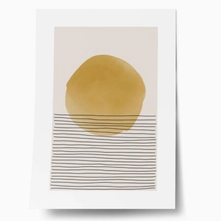 Πόστερ MINIMAL ABSTRACT SUN - Abstract - Αφηρημένα Sticky 1