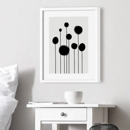 Πόστερ MINIMAL FLOWERS - Abstract - Αφηρημένα