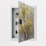 Aυτοκόλλητο ηλεκτρολογικού πίνακα MODERN ABSTRACT TREE 1