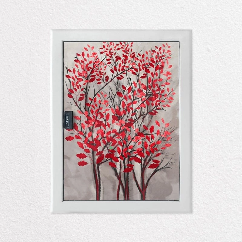 Aυτοκόλλητο ηλεκτρολογικού πίνακα MODERN ABSTRACT TREE 2